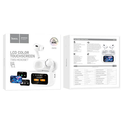 Auricolare Bluetooth HOCO EW72, TWS, ANC, Bianco
