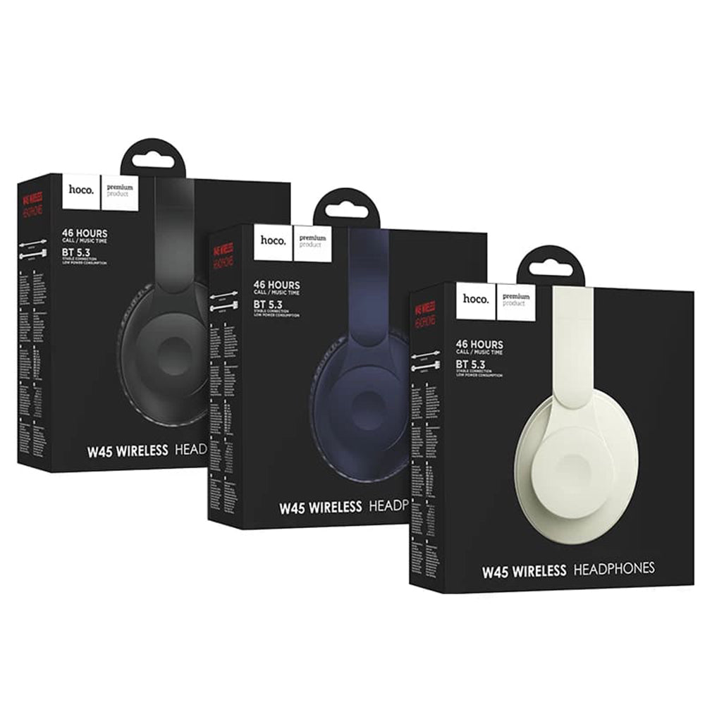 Auricolare Bluetooth HOCO W45, A2DP, Nero