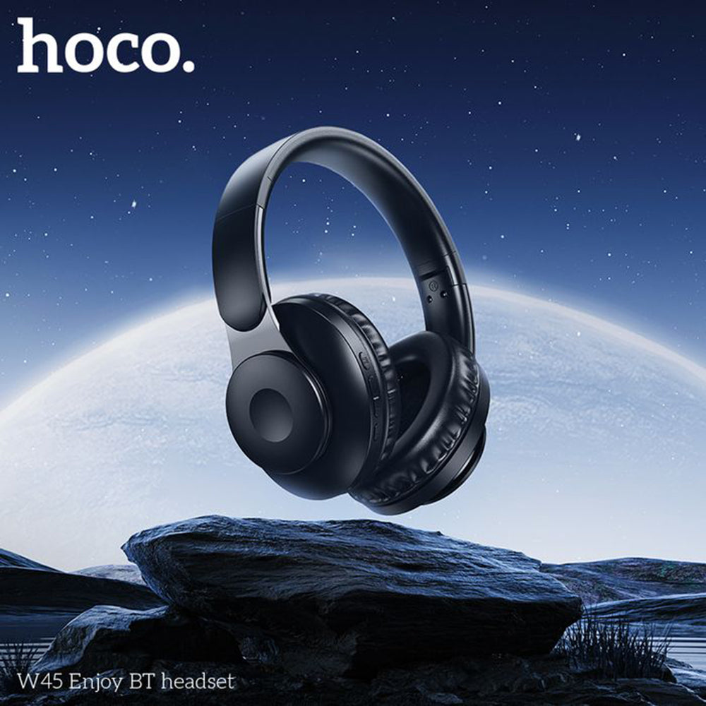 Auricolare Bluetooth HOCO W45, A2DP, Nero
