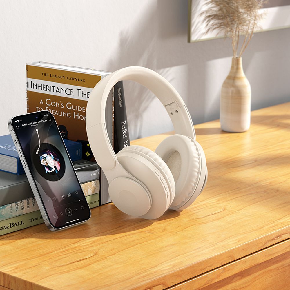 Auricolare Bluetooth HOCO W45, A2DP, Bianco