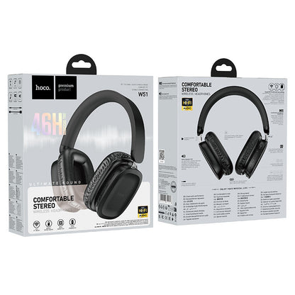 Auricolare Bluetooth HOCO W51 Delightful, A2DP, Nero