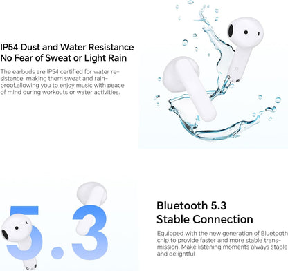 Auricolare Bluetooth Honor Choice X7e, TWS, ANC, Bianco 5504ABHF