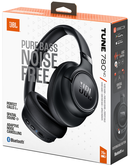 Handsfree Bluetooth JBL Tune 780NC, MultiPoint, A2DP, ANC, Nero JBLT780NCBLK