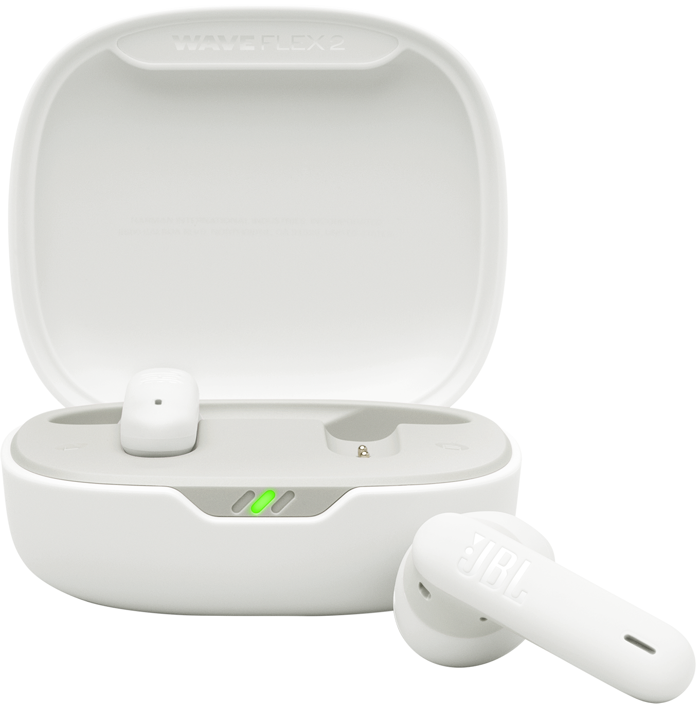 Auricolare Bluetooth JBL Wave Flex 2, TWS, ANC, MultiPoint, Bianco JBLWFLEX2WHT