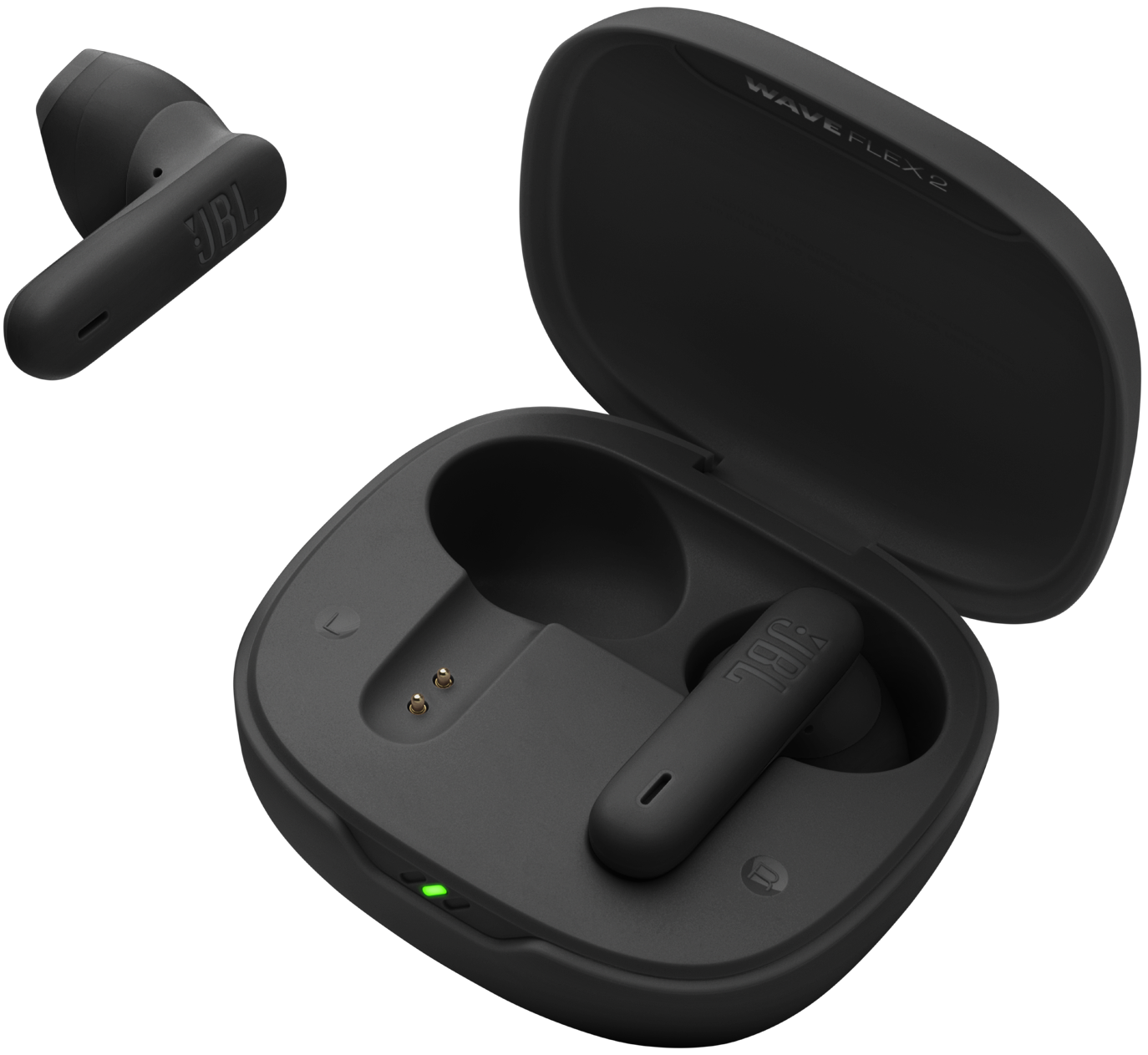Auricolare Bluetooth JBL Wave Flex 2, TWS, ANC, MultiPoint, Nero JBLWFLEX2BLK