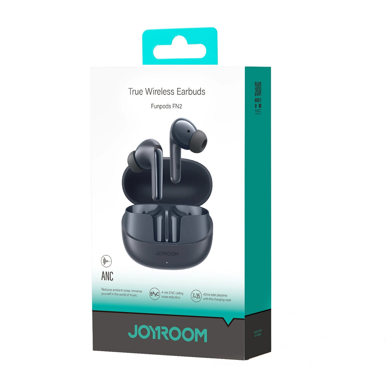 Joyroom Funpods JR-FN2 Bluetooth Handsfree, TWS, ANC, Black