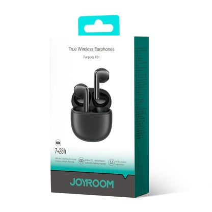 Auricolari Bluetooth Joyroom Funpods JR-FB1 Nuova Versione, TWS, Nero