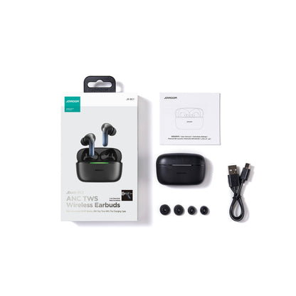 Auricolare Bluetooth Joyroom JR-BC1, TWS, ANC, Nero