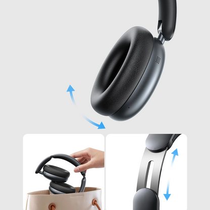 Handsfree Bluetooth Joyroom JR-JH1, A2DP, ANC, Nero