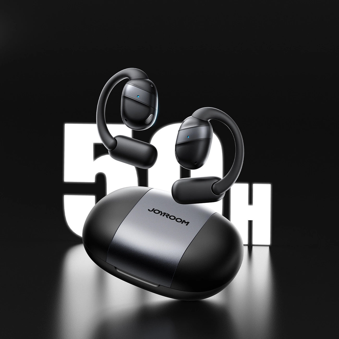 Auricolare Bluetooth Joyroom Open Ear JR-OE4, TWS, Nero
