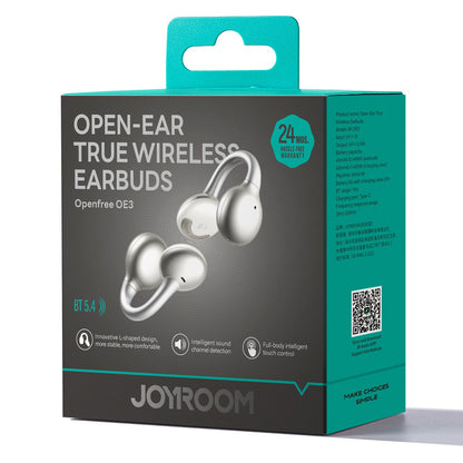 Auricolare Bluetooth Joyroom Openfree JR-OE3, TWS, Argento