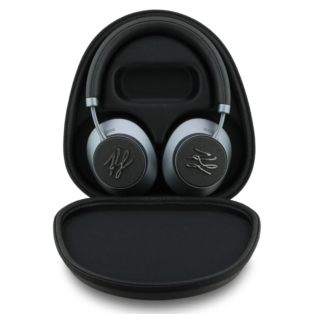 Auricolari Bluetooth Karl Lagerfeld Grained Initials, A2DP, ANC, Nero