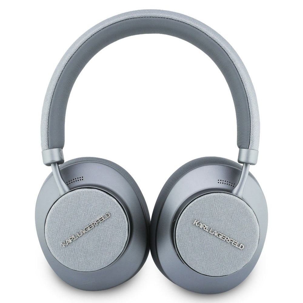 Auricolare Bluetooth Karl Lagerfeld Saffiano Elongated, A2DP, ANC, Grigio