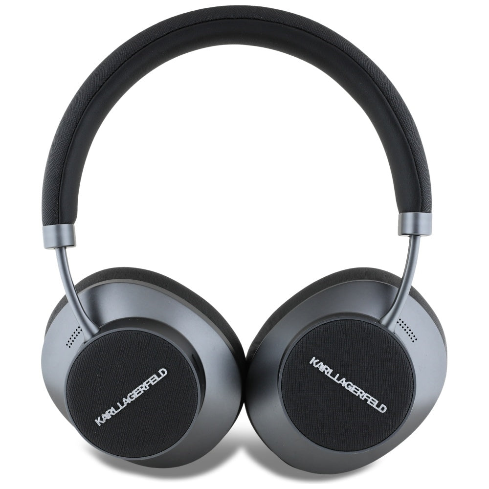 Auricolare Bluetooth Karl Lagerfeld Saffiano Elongated, A2DP, ANC, Nero
