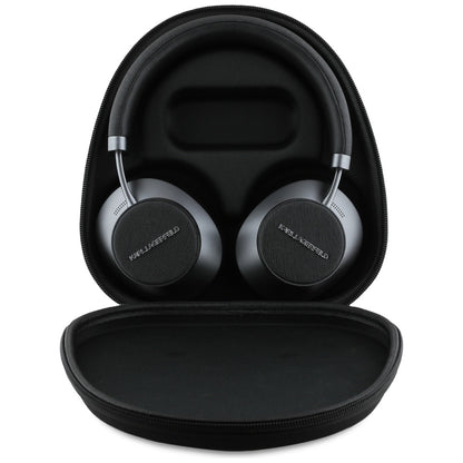 Auricolare Bluetooth Karl Lagerfeld Saffiano Elongated, A2DP, ANC, Nero