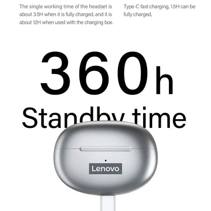 Auricolari Bluetooth Lenovo ThinkPlus LP5, TWS, Bianco