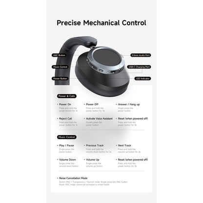 Auricolare Bluetooth McDodo HP-5821 T03, A2DP, ANC, Beige