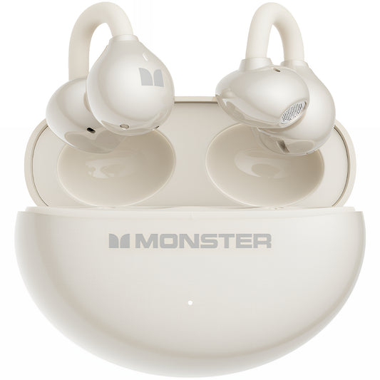Handsfree Bluetooth Monster AirClip AC200, TWS, Crema Chiaro