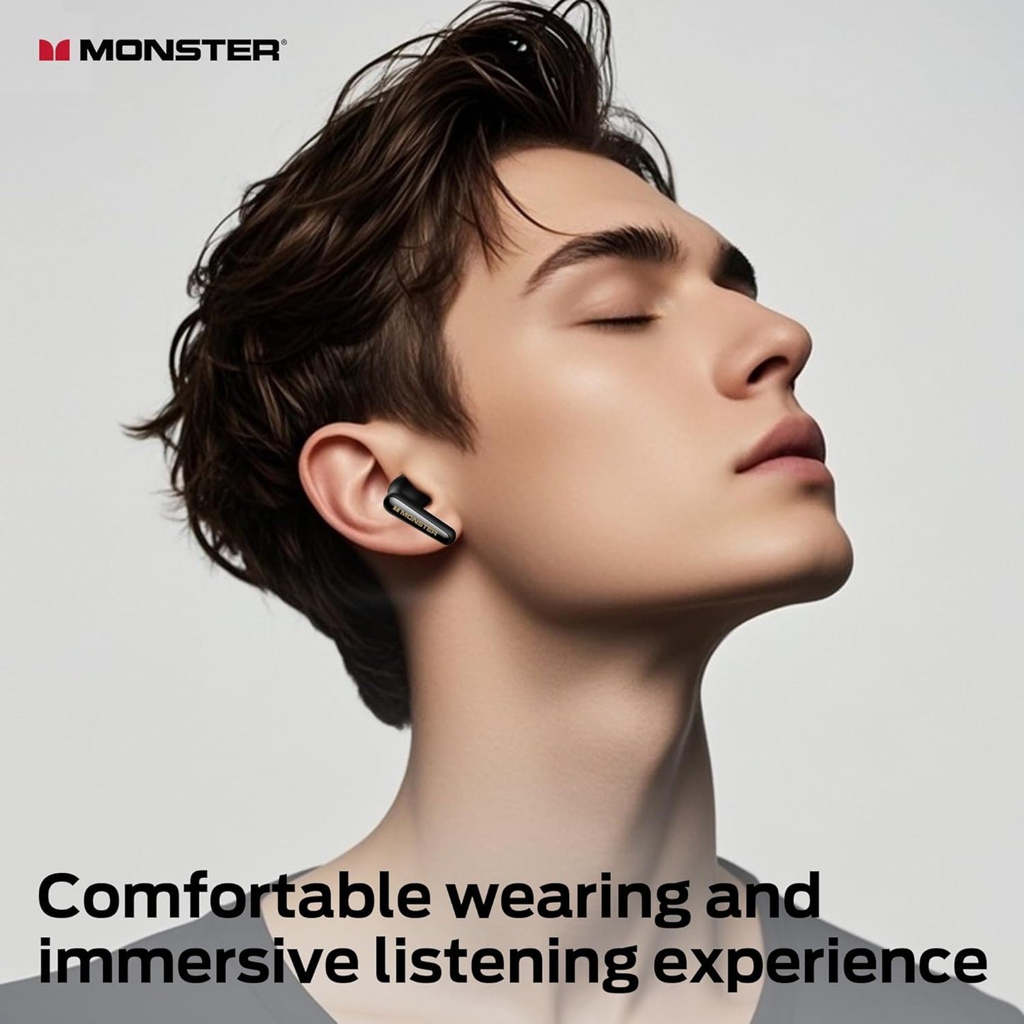 Auricolari Bluetooth Monster Clarity 200, TWS, ANC, Nero