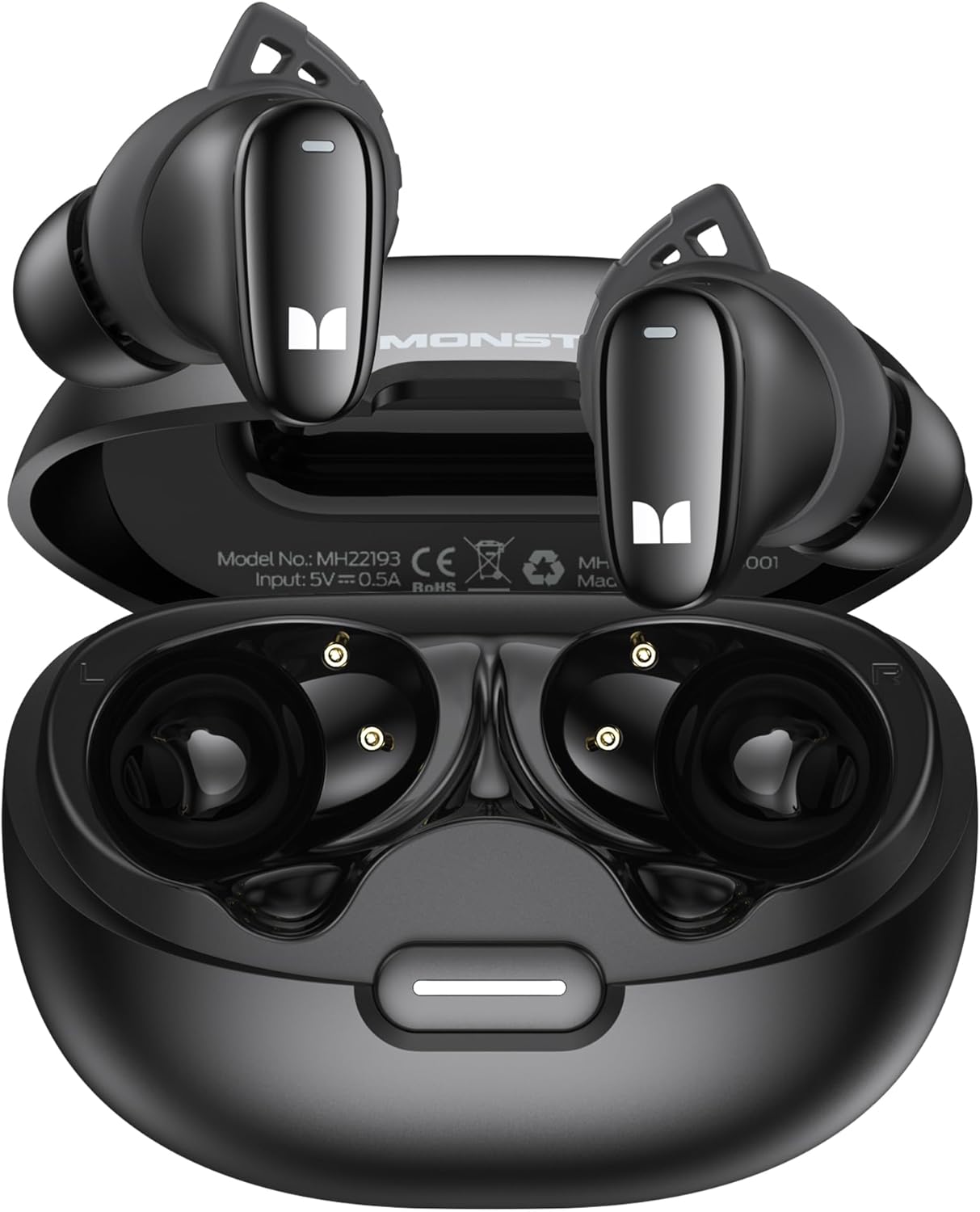 Handsfree Bluetooth Monster N-Lite 206, TWS, Nero