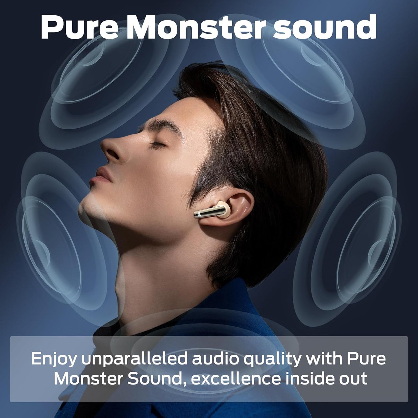 Handsfree Bluetooth Monster N-Lite 203 AirLinks, TWS, Oro