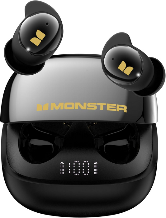 Auricolari Bluetooth Monster Sleep Ear200, TWS, ANC, Nero
