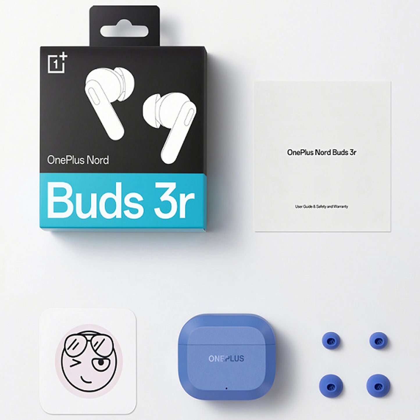 Auricolari Bluetooth OnePlus Nord Buds 3R, TWS, MultiPoint, Blu 5481159040