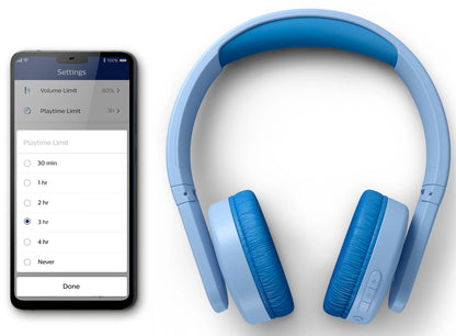 Auricolare Bluetooth Philips Kids, A2DP, Blu TAK4206BL/00