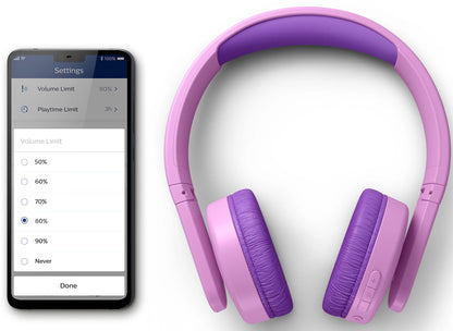 Handsfree Bluetooth Philips Kids, A2DP, Rosa TAK4206PK/00
