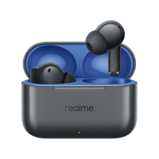 Auricolari Bluetooth Realme Buds T200, TWS, ANC, MultiPoint, Grigio