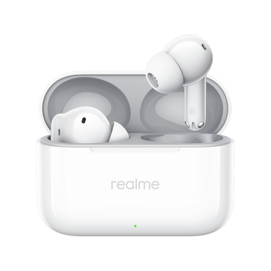 Auricolari Bluetooth Realme Buds T200, TWS, ANC, MultiPoint, Bianco