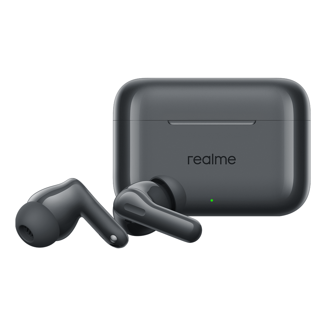 Auricolari Bluetooth Realme Buds T200, TWS, ANC, MultiPoint, Grigio