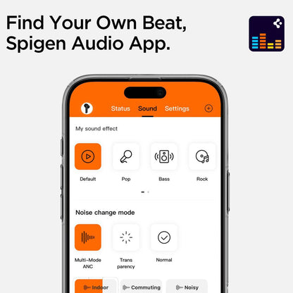 Auricolare Bluetooth Spigen SA2400, TWS, ANC, Bianco