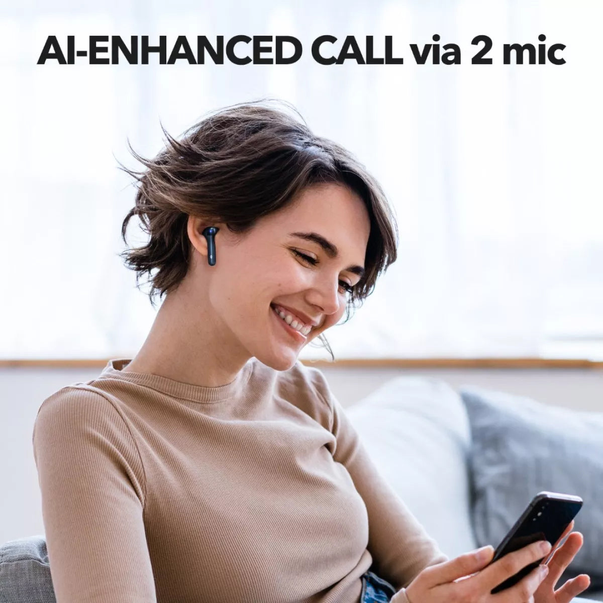Bluetooth Handsfree TaoTronics TT-BH1120, TWS, Black