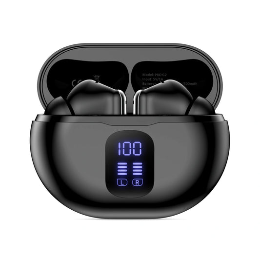 Auricolare Bluetooth Tech-Protect Ultraboost Pro G2, TWS, Nero