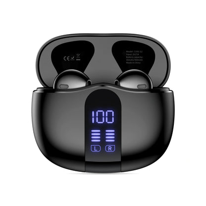 Auricolare Bluetooth Tech-Protect Ultraboost Core G2, TWS, Nero