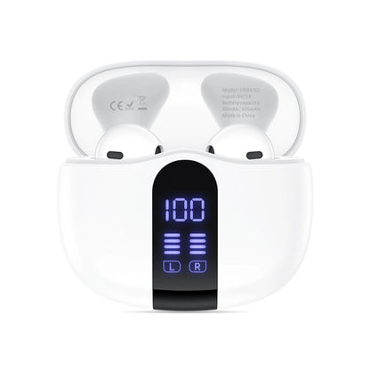 Auricolare Bluetooth Tech-Protect Ultraboost Core G2, TWS, Bianco