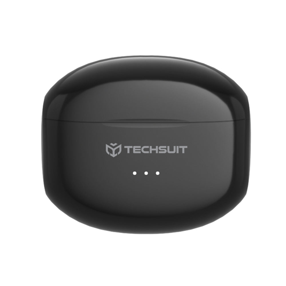 Auricolare Bluetooth Techsuit CW1 Audira Pro, TWS, ANC, Nero