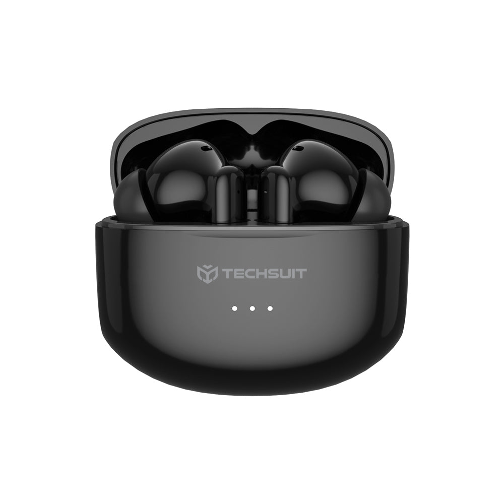 Auricolare Bluetooth Techsuit CW1 Audira Pro, TWS, ANC, Nero