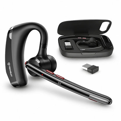 Cuffia Call Center Bluetooth Techsuit SoundForce Pro G10, A2DP, Nero