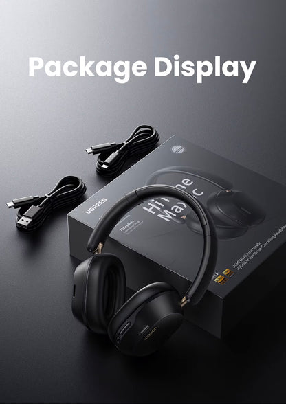 Auricolare Bluetooth UGREEN HiTune Max5C HP203, A2DP, ANC, Nero