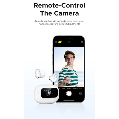 Auricolare Bluetooth UGREEN S6 ClipBuds Magic WS208, TWS, Bianco