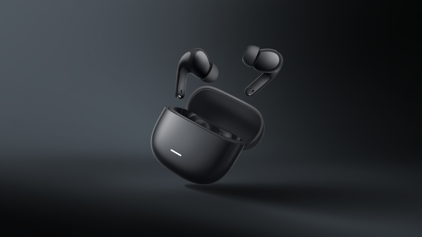 Auricolare Bluetooth Xiaomi Redmi Buds 8 Lite, TWS, ANC, Nero BHR08OMGL