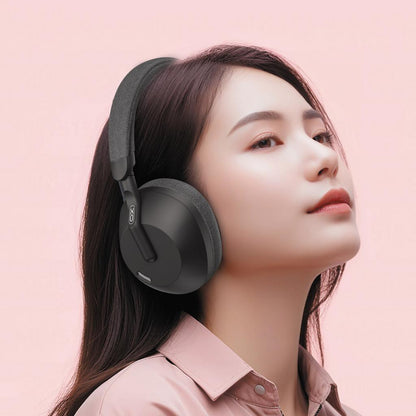 Auricolare Bluetooth XO Design BE49 Qiyue, A2DP, ANC, Nero