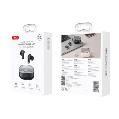 Auricolare Bluetooth XO Design G42, TWS, ANC, Nero