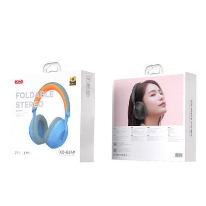Auricolare Bluetooth XO Design BE49 Qiyue, A2DP, ANC, Blu