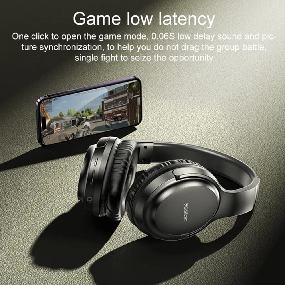 Handsfree Bluetooth Yesido EP04, A2DP, Nero
