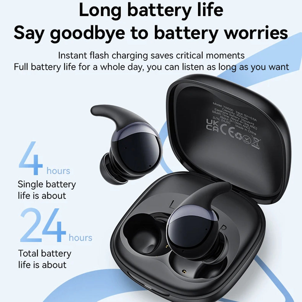 Auricolare Bluetooth Yesido TWS30, TWS, ANC, Nero