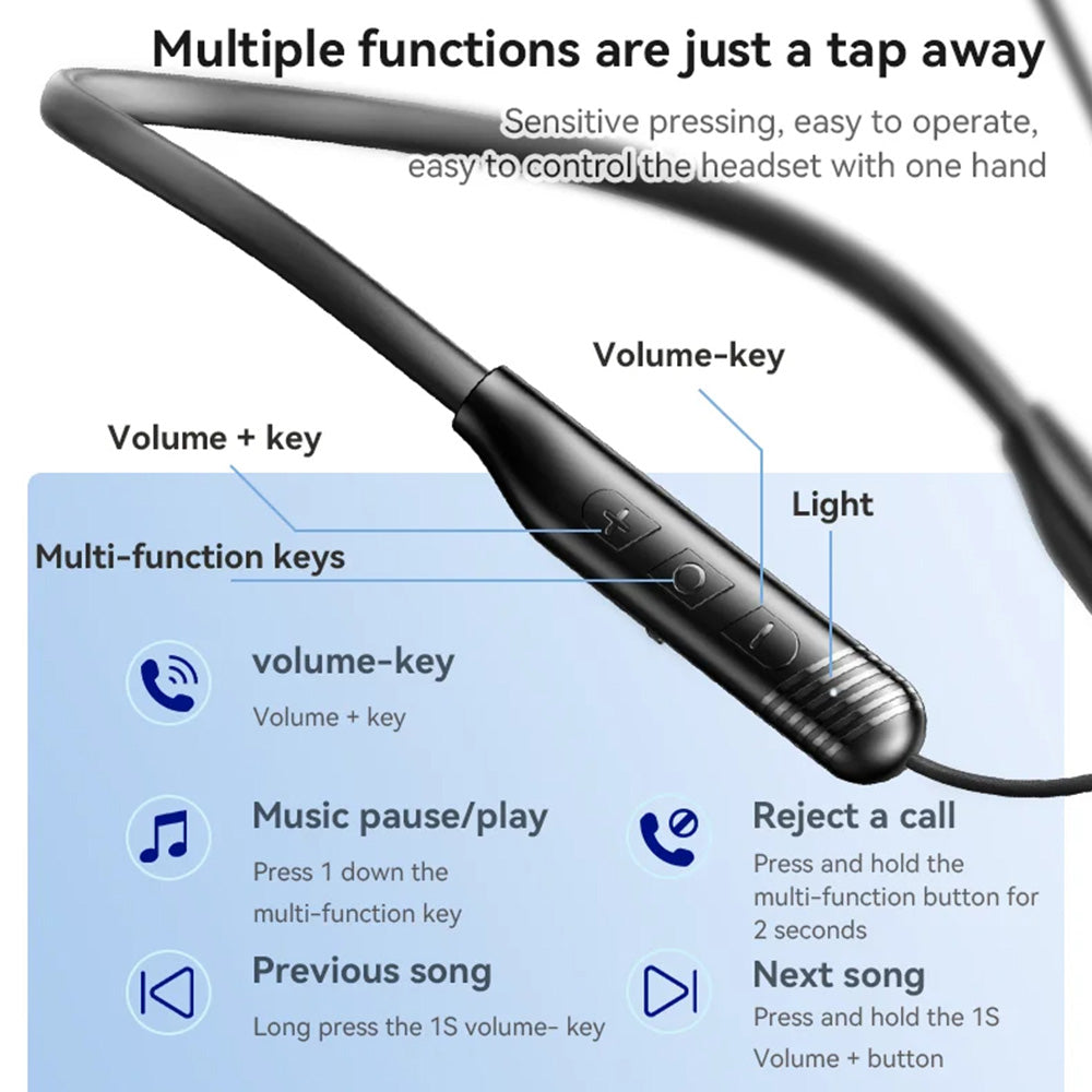 Handsfree Bluetooth Yesido YSP20, A2DP, Nero