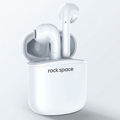 Auricolare Bluetooth Rock Space EB100, TWS, Bianco